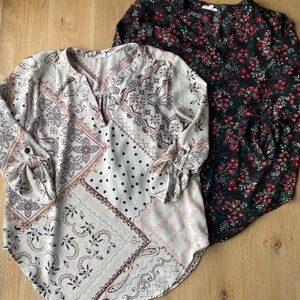 TWO Women Dress Blouses/Shirts
